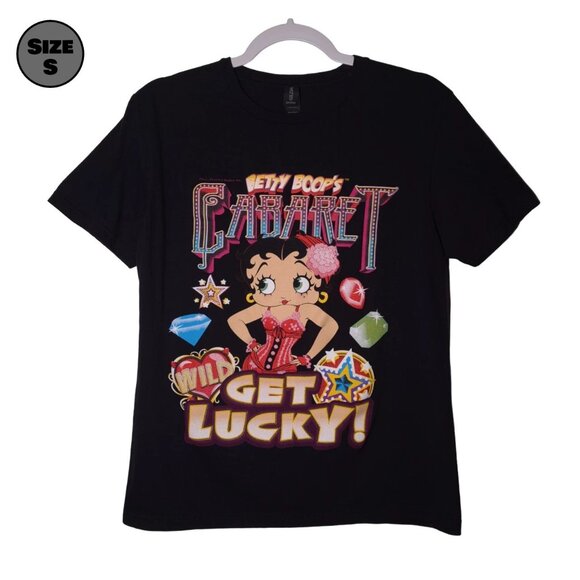 Betty Boop's Cabaret: Get Lucky! USED Shirt (Small, Black) - Picture 1 of 7
